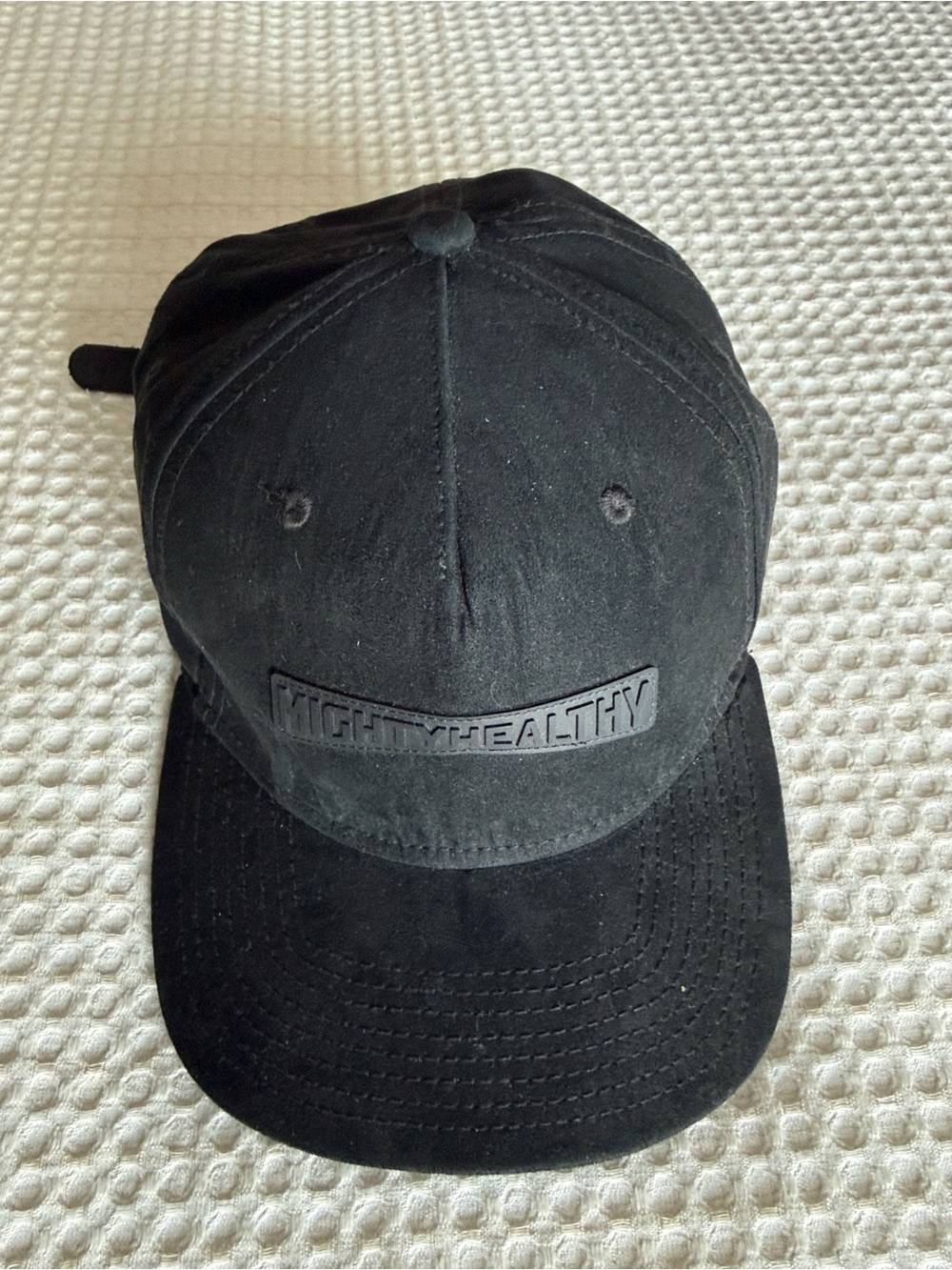 MiG it healthy Black Dad Cap — Men's Casual Adjustable Hat